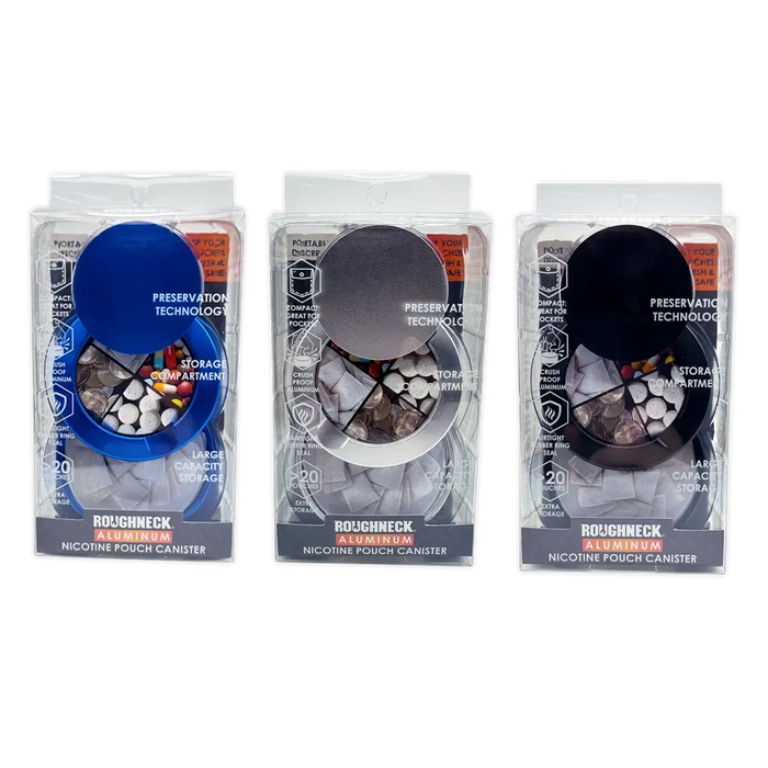 Nicotine Pouch And Storage Canisters  - 6 Pieces Per Retail Ready Display 25747 - NOVELTY INC WHOLESALE