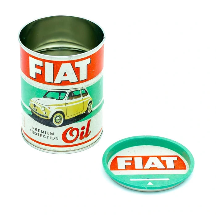 Olievat spaarpot Fiat premium protection | Nostalgic-Art