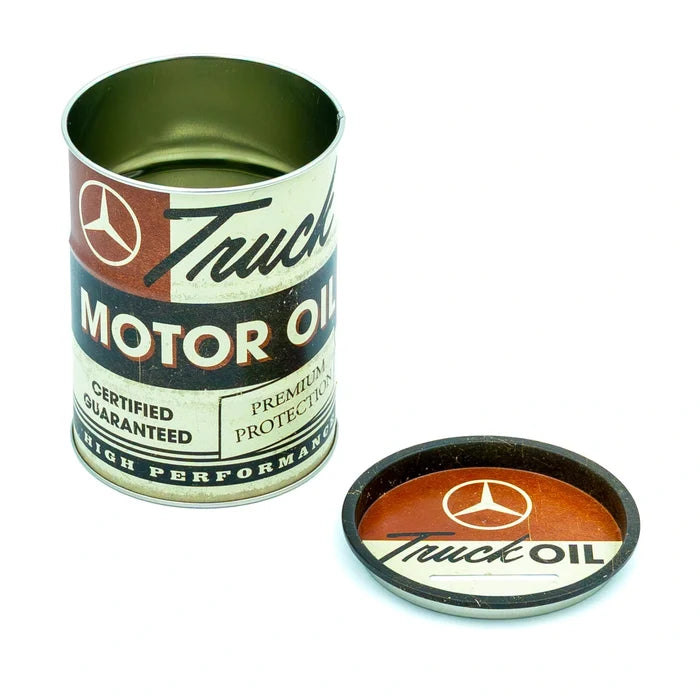 Olievat spaarpot Mercedes Truck Motor Oil | Nostalgic-Art