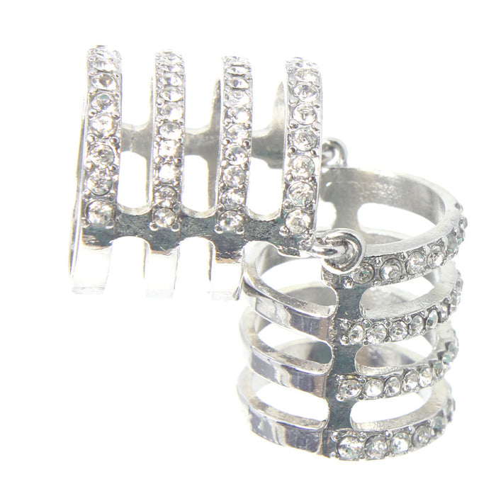 Open Stud Cage Design Ring