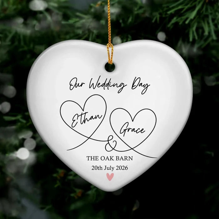 Heart Ceramic Ornament / n/a / 1 pcs