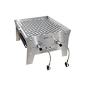 OVICUE Grill XL | Mobiler Hybrid Gas- & Holzkohlegrill aus Edelstahl