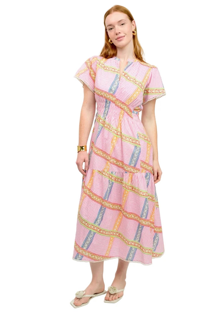 Patched Perfect Dress (Pink)