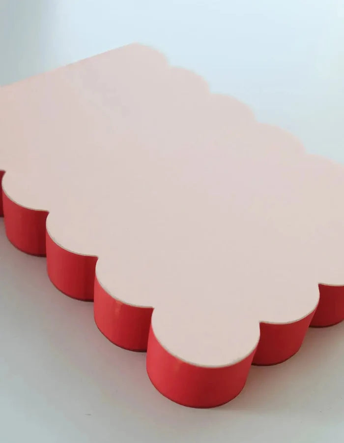 Peach + Persimmon Edge Notepad