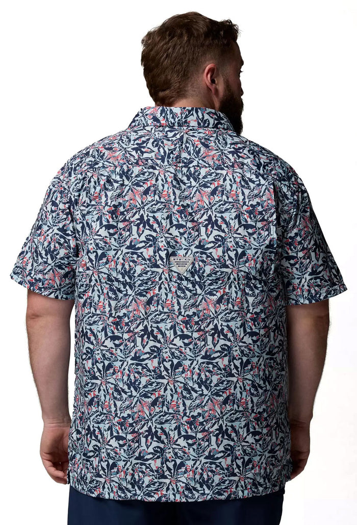 PFG Super Slack Tide Men’s Short Sleeve Shirt - Plus Size