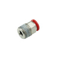 PNEUFIT C Straight adapter 1/2" thread - 12mm - Milcotec