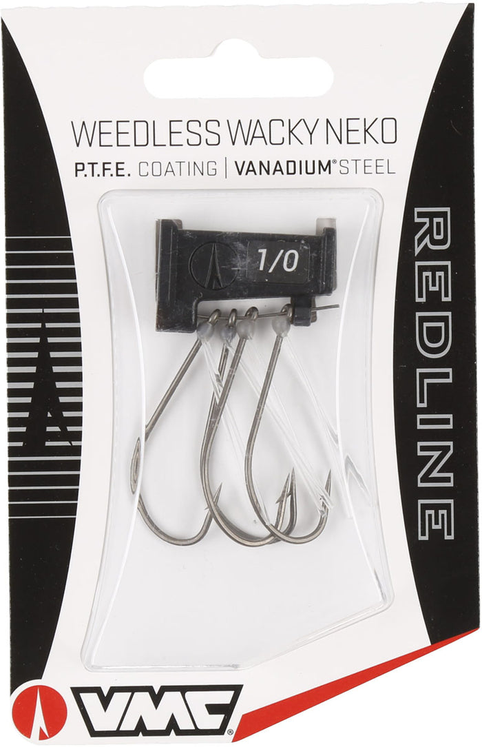 RedLine Series Weedless Wacky Neko Drop Shot Hook - 4/PK