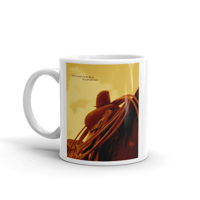 Rested Western Saddle Mug