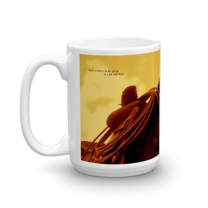 Rested Western Saddle Mug