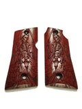 Rosewood Grim Reaper Colt Mustang Pocketlite Grips X
