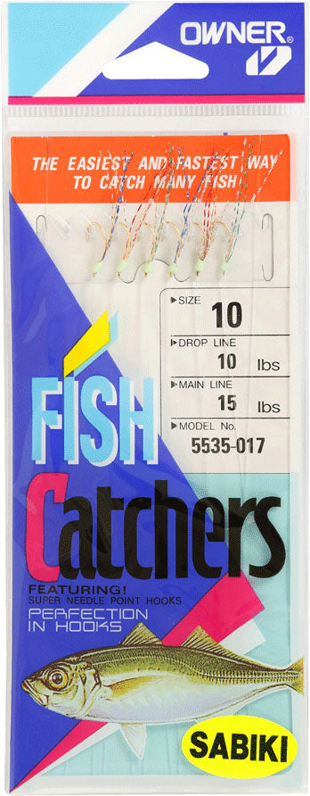 Sabiki Snell Hook - Mackerel Fish Skin - 6/PK