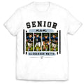 Senior Football Proud Mama - Personalized Shirt, Custom Photo Football Mom Tee, Gift For Football Mom