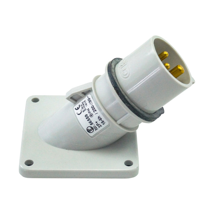 SII - CEE mounting plug 16 A 3-pin - Milcotec