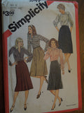 Simplicity 5749, Misses, Skirts, Sz Varies, Uncut Sewing Pattern