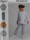 Simplicity R10377, Girls Separates, Uncut Sewing Pattern