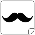 Snor Sticker Auto 10 cm