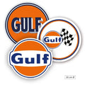 Sticker PACK 3x Gulf Logo 30 cm | Gulf
