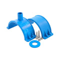 Straight entry bracket moulded - 4" x 3/4" - Milcotec