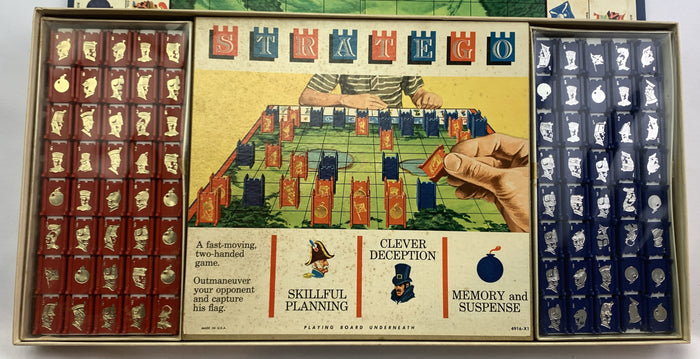 Stratego Game - 1962 - Milton Bradley - Excellent Condition