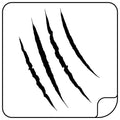 Tijger Klauw Sticker