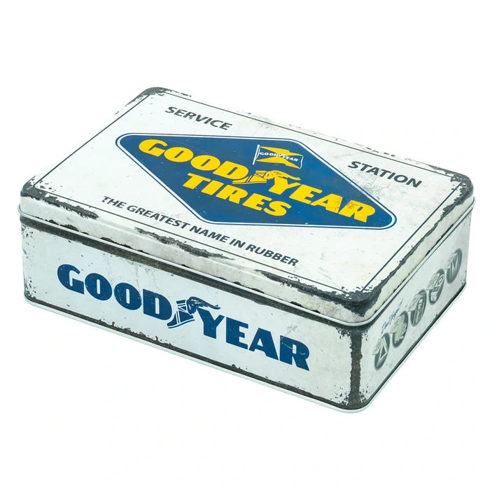 Tinnen blik Goodyear tires plat | Nostalgic-Art