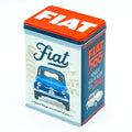 Tinnen blik met deksel Fiat 500 good things are ahead of you | Nostalgic-Art