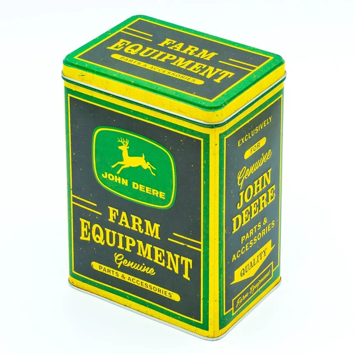 Tinnen blik met deksel John Deere Farm Equipment | Nostalgic-Art