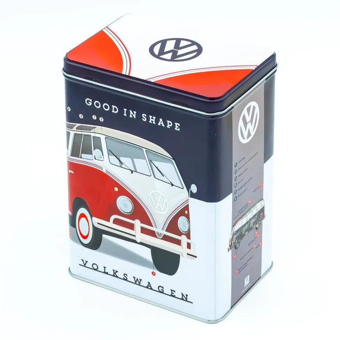 Tinnen blik met deksel Volkswagen Good In Shape | Nostalgic-Art