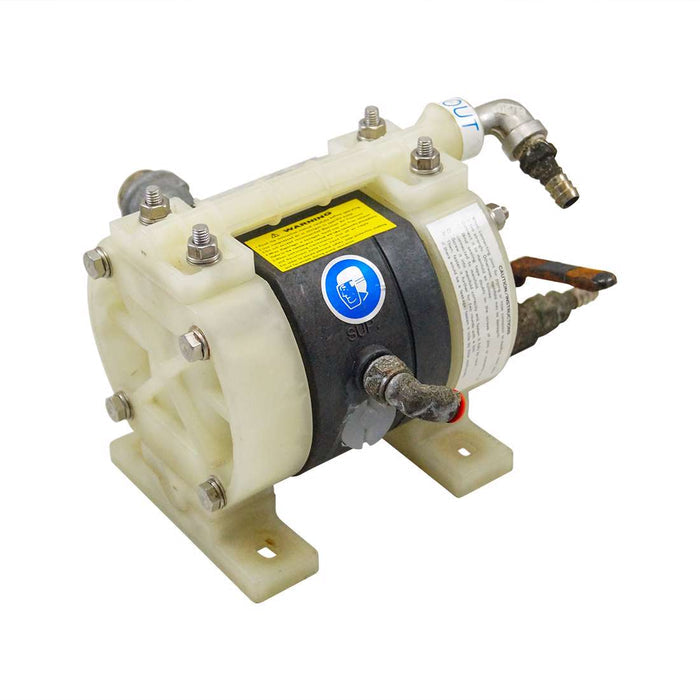 Titania pump for robot, with 2 fittings, used - Milcotec