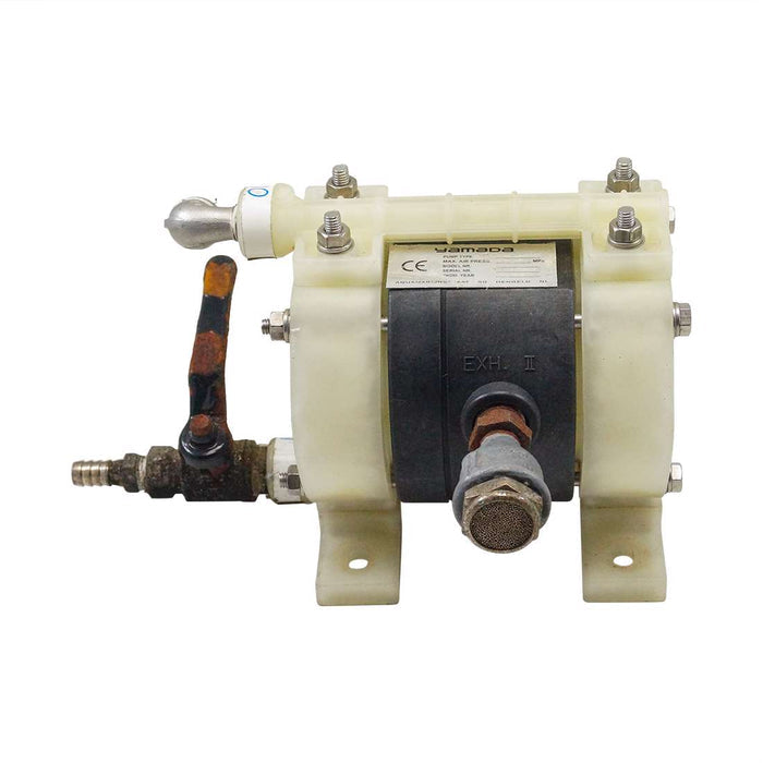 Titania pump for robot, with 2 fittings, used - Milcotec