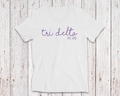 Tri Delta Script Tee