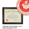 University of Hawai`i at Hilo Certificate with Frame