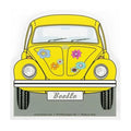 Volkswagen Beetle met Bloemen IJskrabber