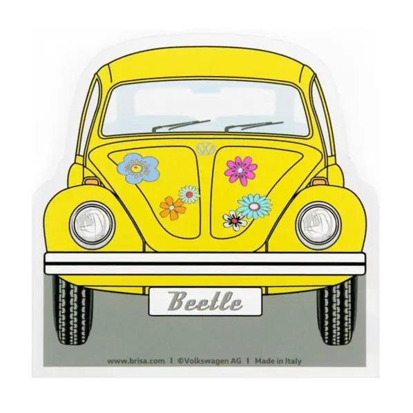Volkswagen Beetle met Bloemen IJskrabber