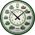 Wandklok Daimler Truck Unimog Model Chart | Nostalgic-Art