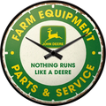 Wandklok John Deere Service & Parts | Nostalgic-Art