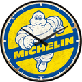 Wandklok Michelin Bibendum 80s | Nostalgic-Art