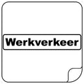 Werkverkeer Sticker